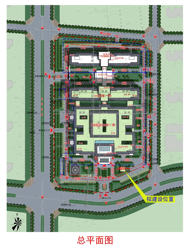 烟台毓璜顶医院分布图图片